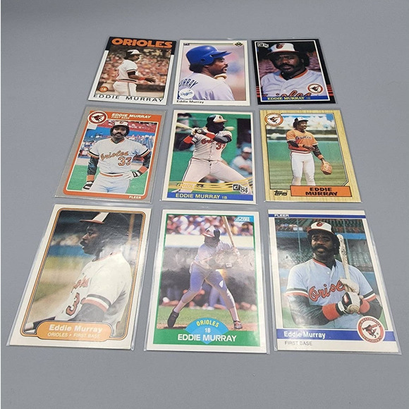 Eddie Murray, Orioles, Lot of 12 Baseball Cards from the 1990s - Picture 2 of 7